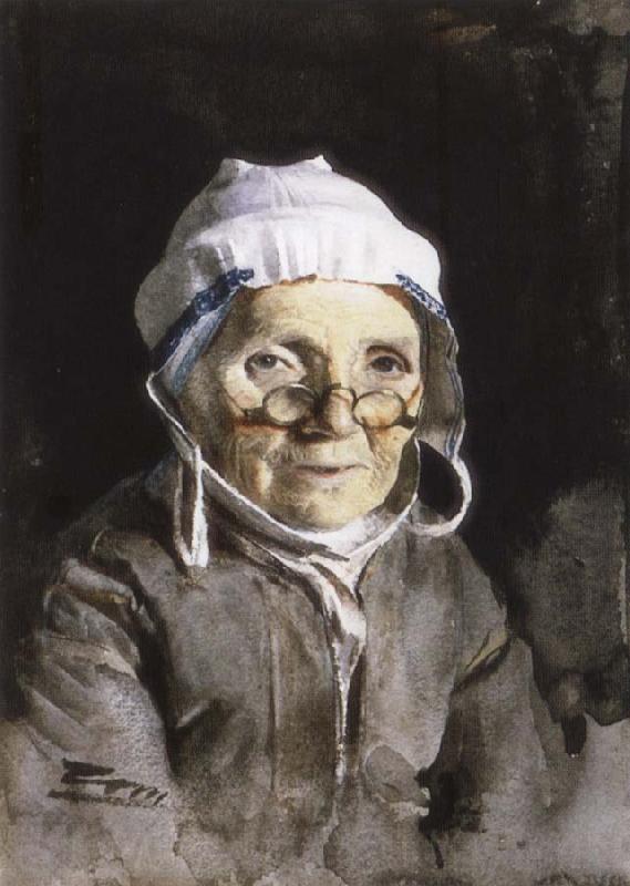 Anders Zorn Grandmother Germany oil painting art